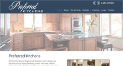 Desktop Screenshot of preferredkitchens.com