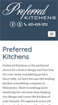Mobile Screenshot of preferredkitchens.com